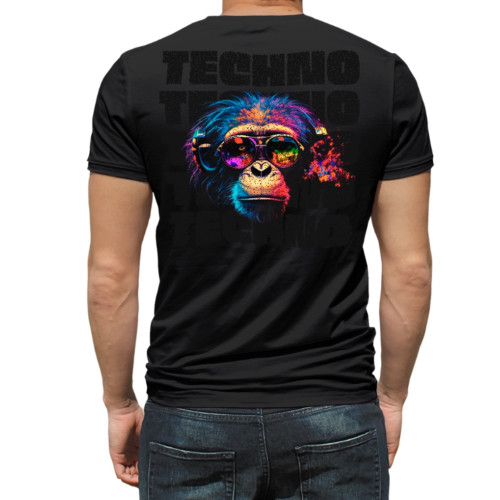 Camiseta Sublimada Personalizada - Techno Monkey